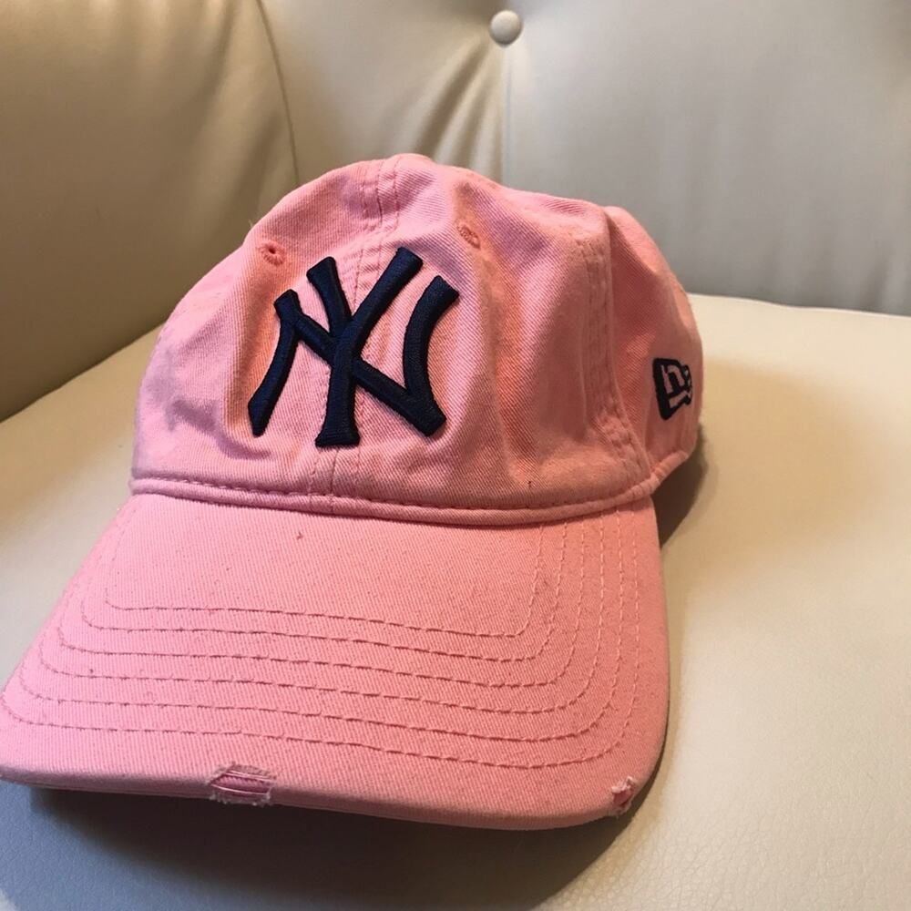 New era NY baseball hat pink